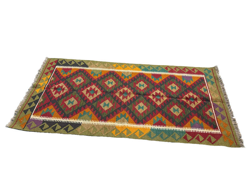 Beautiful Afghan Bedside Kilim - 204 x 100 CM