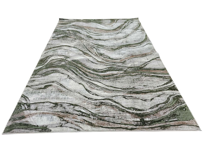 Turkish Green Machine Made Carpet - 290 x 200 CM