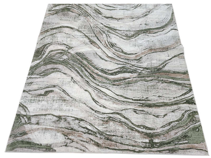 Turkish Green Machine Made Carpet - 290 x 200 CM