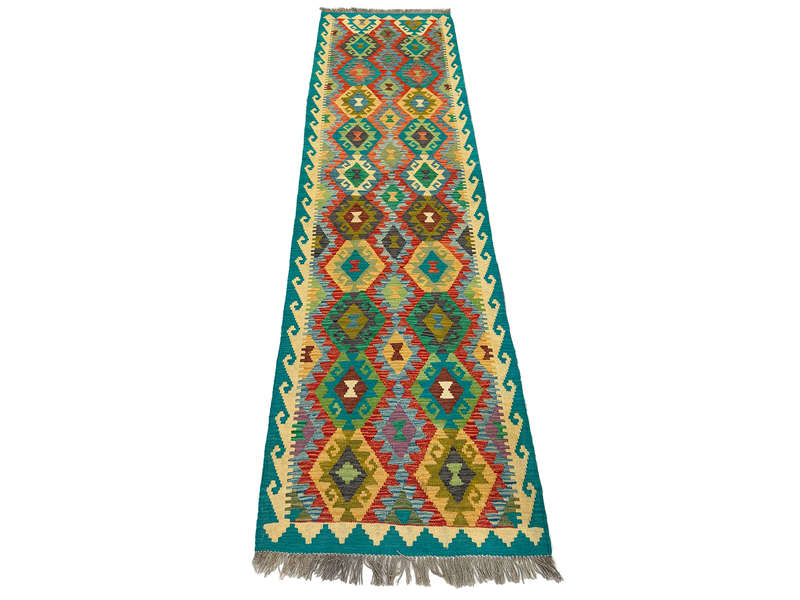 Gorgeous Afghan Choubi Kilim Runner-  294 x 83 CM