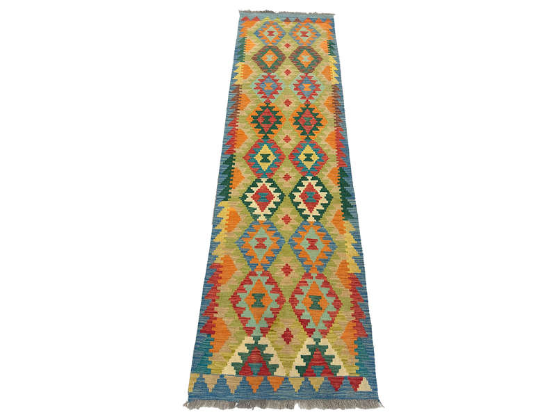 Beautiful Afghan Choubi Kilim Runner-  288 x 84 CM