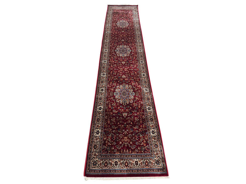Kashan Design Machine Made Carpet Runner- 400 x 80 CM