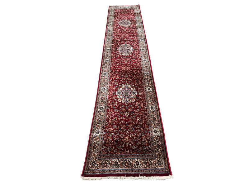 Kashan Design Machine Made Carpet Runner- 400 x 80 CM