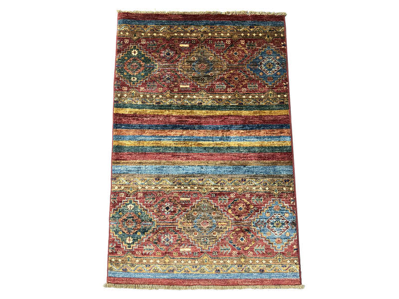 Incredible Afghan Ariana Carpet 124 x 83 CM