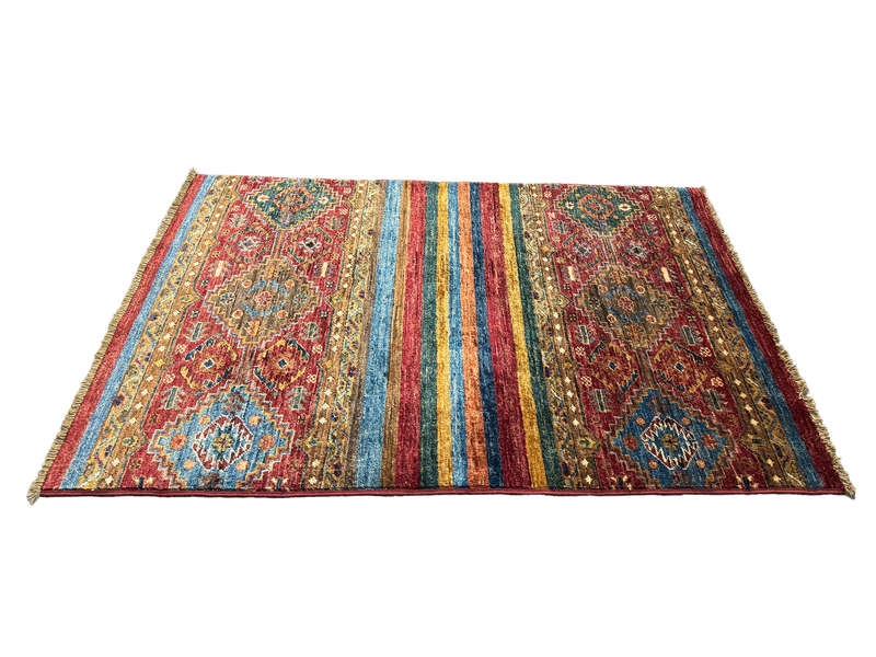 Incredible Afghan Ariana Carpet 124 x 83 CM
