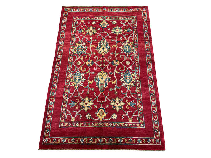 Incredible Afghan Ariana Handmade Carpet 185 x 123 CM
