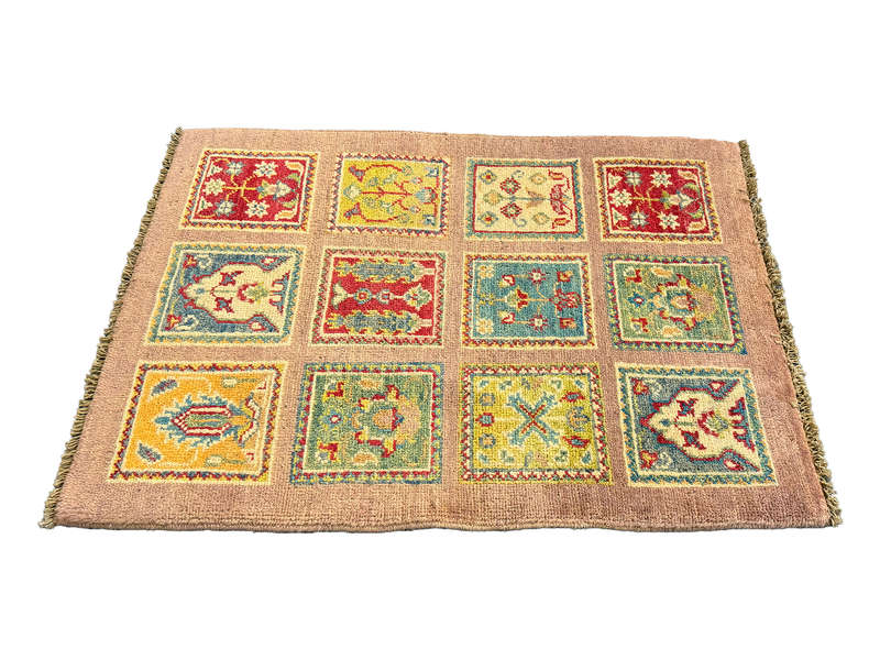 Beautiful Afghan Ariana Handmade Carpet 86 x 63 CM