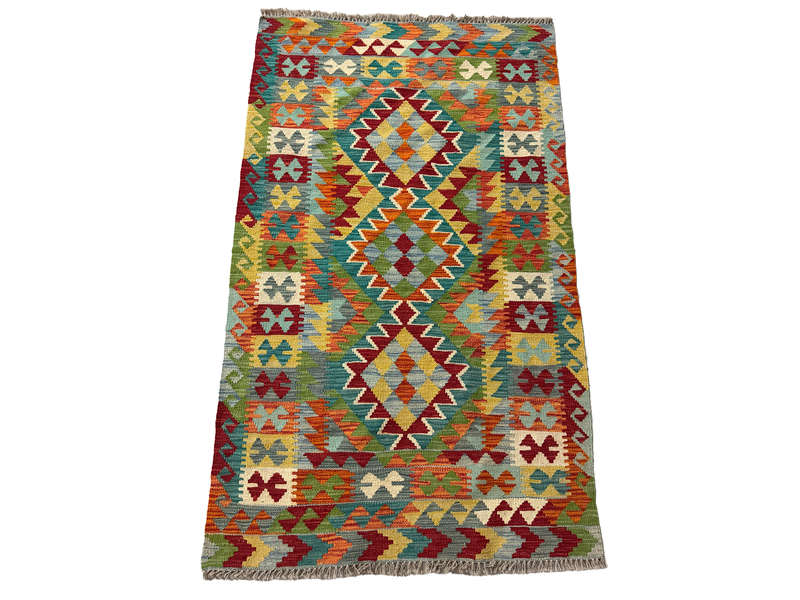 Beautiful Afghan Bedside Kilim - 159 x 98 CM