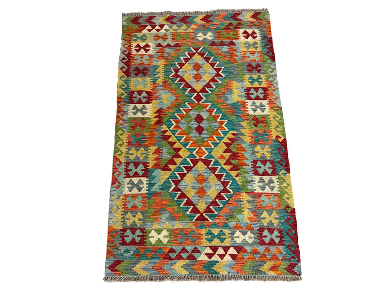 Beautiful Afghan Bedside Kilim - 159 x 98 CM