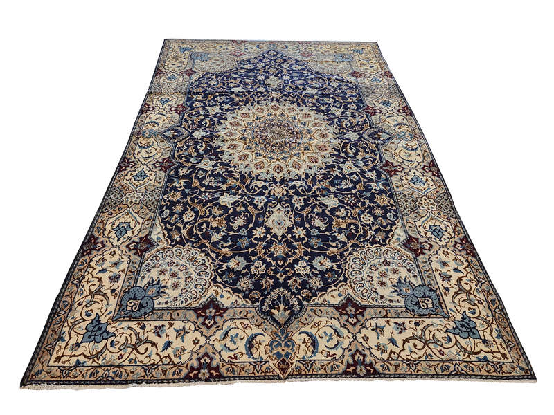 Top Quality Second Hand Persian Nain Carpet 318 x 207 CM