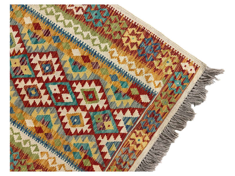 Beautiful Afghan Bedside Kilim - 158 x 100 CM