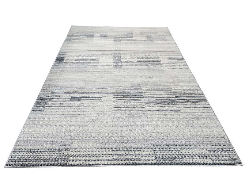 Grey-White Machine Made Carpet - 290 x 200 CM
