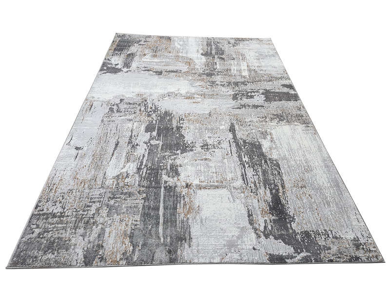 Modern Grey Machine Made Carpet - 290 x 200 CM