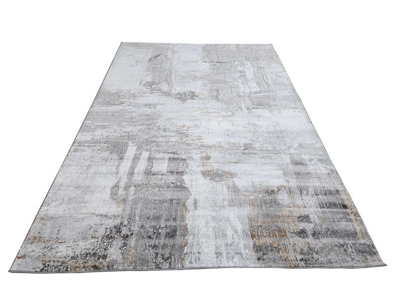Modern Grey Machine Made Carpet - 290 x 200 CM