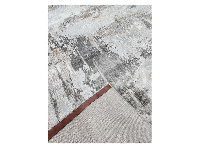 Modern Grey Machine Made Carpet - 290 x 200 CM