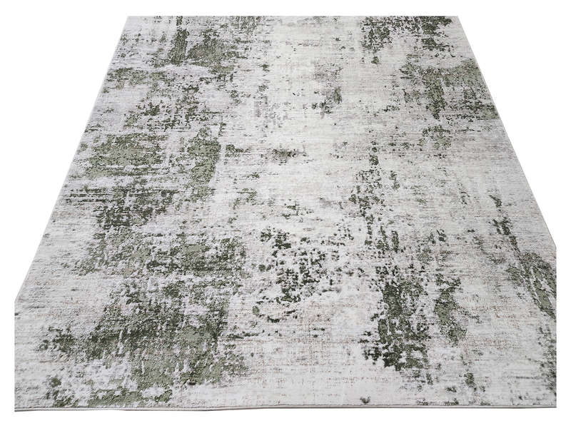 Modern Green Machine Made Carpet - 290 x 200 CM