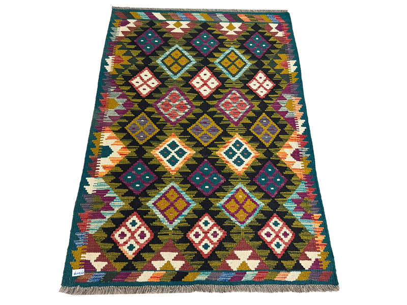 Beautiful Afghan Handmade Kilim Rug- 148 x 102 CM