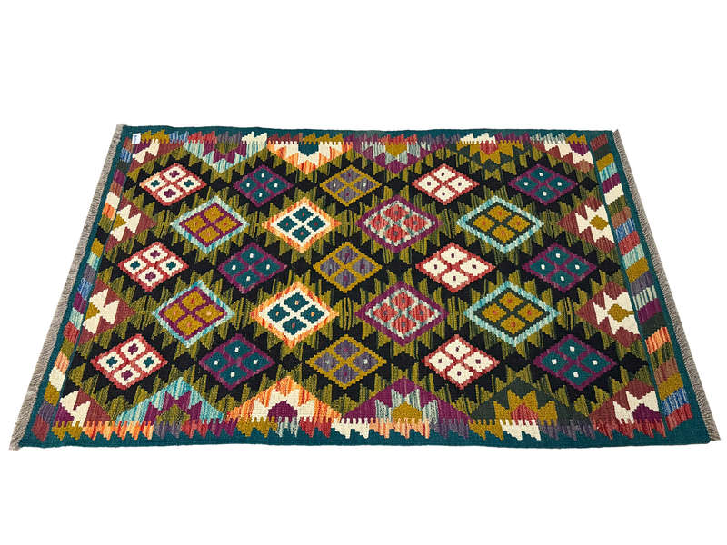 Beautiful Afghan Handmade Kilim Rug- 148 x 102 CM
