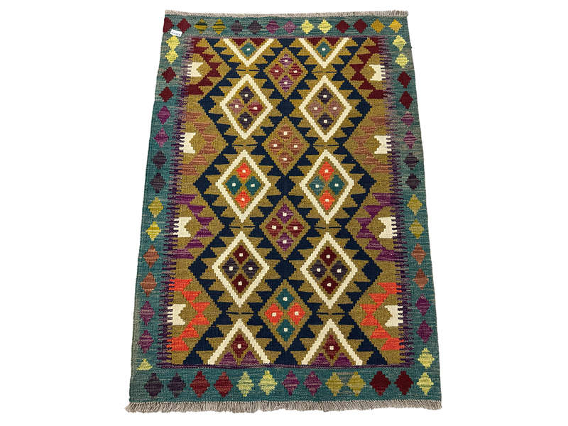 Stunning Afghan Handmade Kilim Rug- 142 x 99 CM