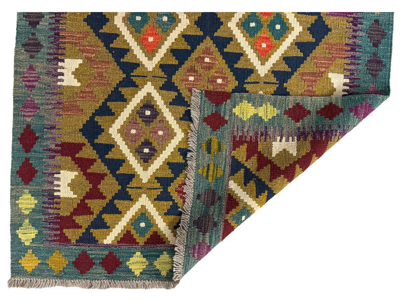 Stunning Afghan Handmade Kilim Rug- 142 x 99 CM