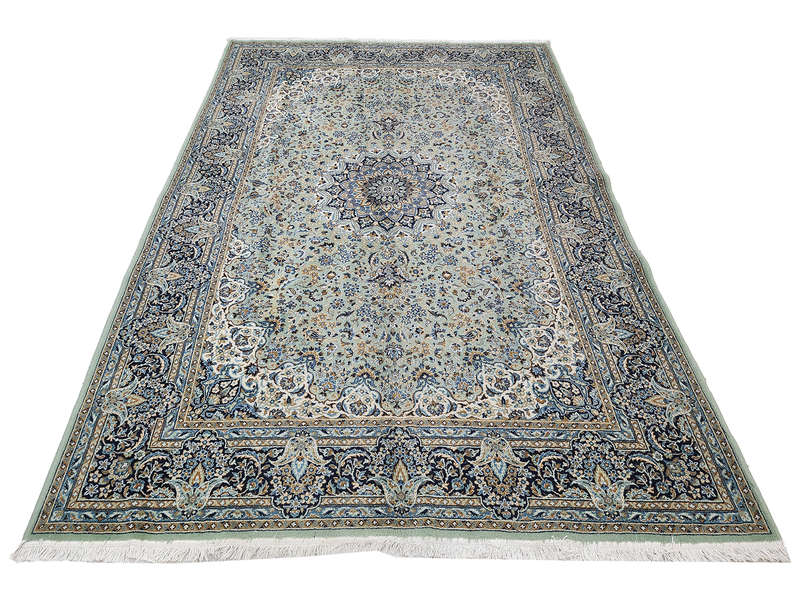 Stunning Kashan Persian Green Carpet - 300 x 200 CM