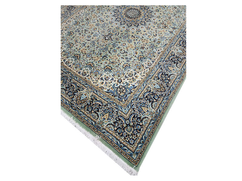 Stunning Kashan Persian Green Carpet - 300 x 200 CM
