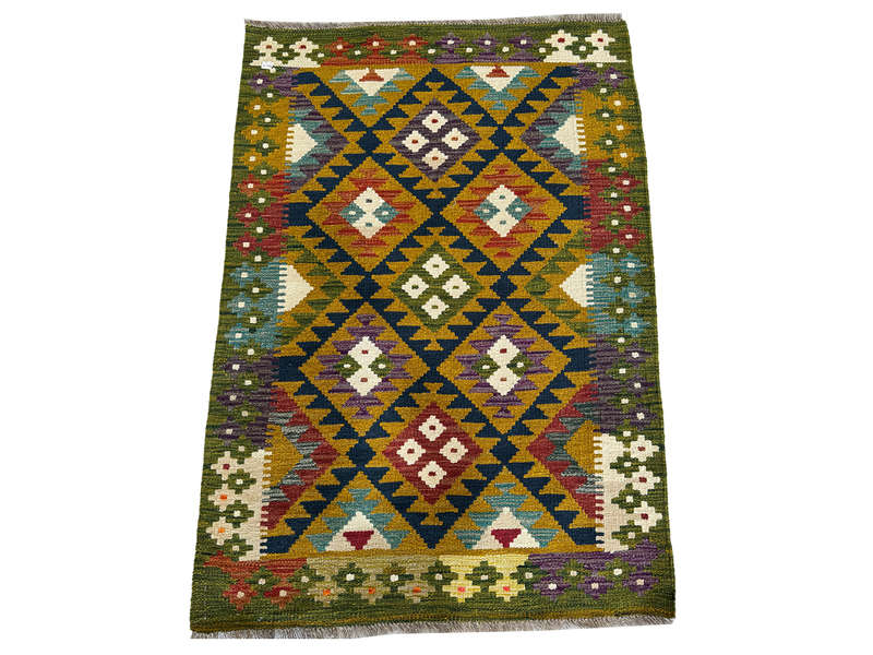 Beautiful Afghan Handmade Kilim Rug- 143 x 101 CM