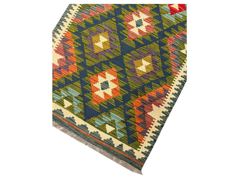 Stunning Afghan Maimana Kilim Runner - 285 x 84 CM