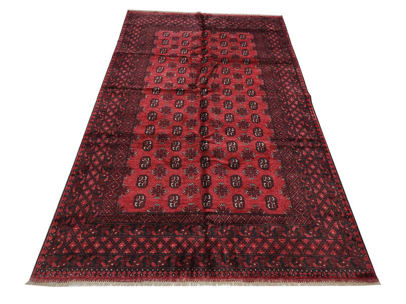 Gorgeous Red Afghan Carpet - 288 x 188 CM