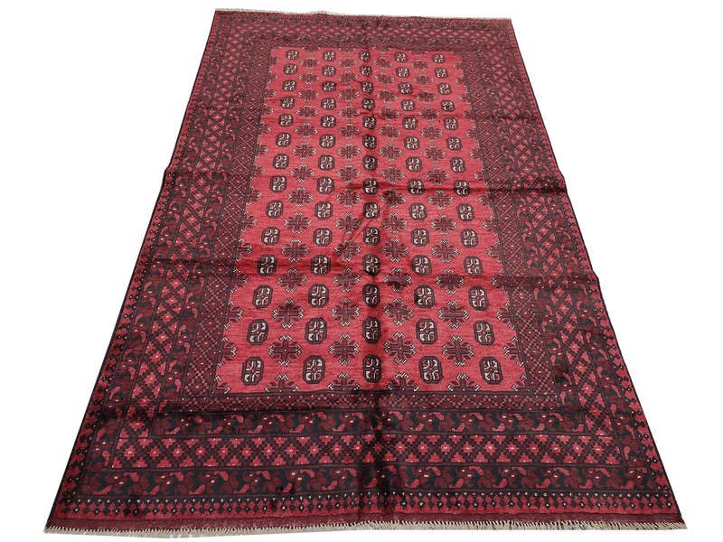 Gorgeous Red Afghan Carpet - 288 x 188 CM