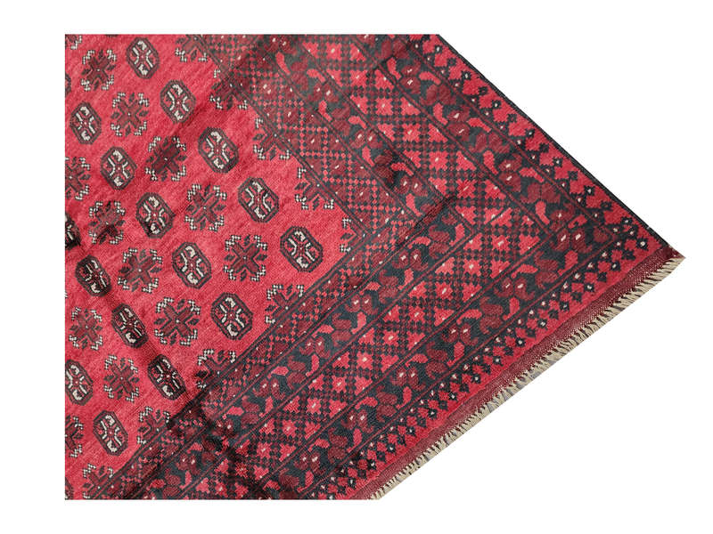 Gorgeous Red Afghan Carpet - 288 x 188 CM
