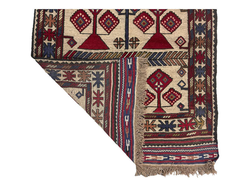  Beautiful Afghan Barjesta Handmade Carpet 162 x 109 CM
