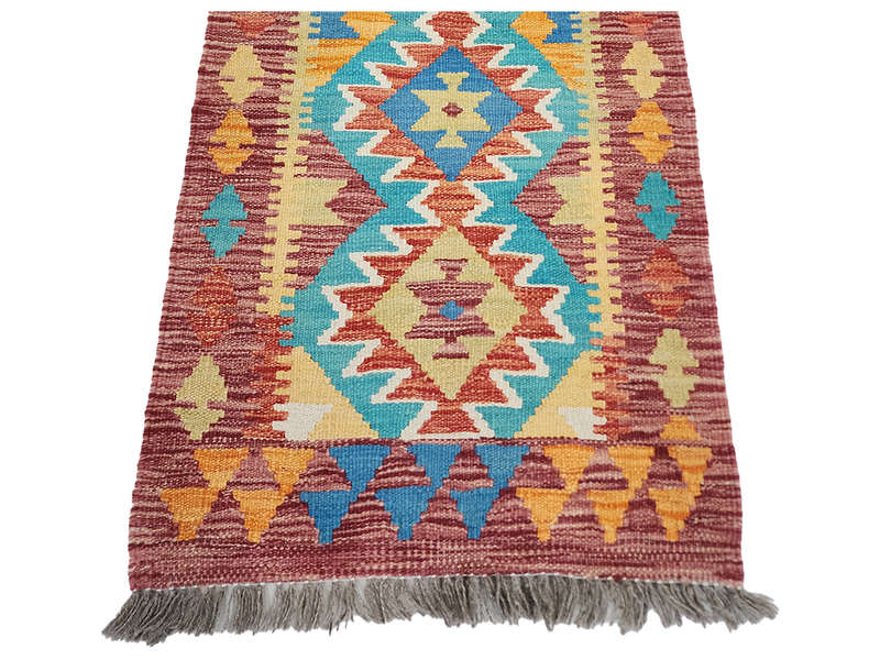 Gorgeous Afghan Choubi kilim Runner 197 x 61 CM