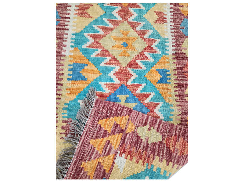 Gorgeous Afghan Choubi kilim Runner 197 x 61 CM