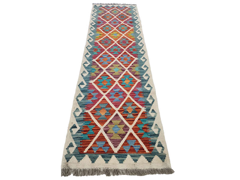 Beautiful Afghan Choubi kilim Runner 202 x 61 CM