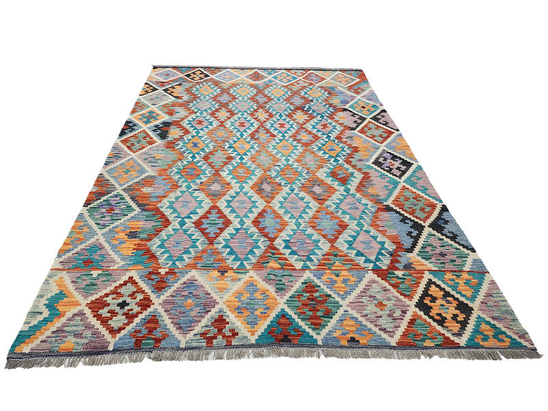 Stunning Afghan Choubi Kilim 293 X 207 CM