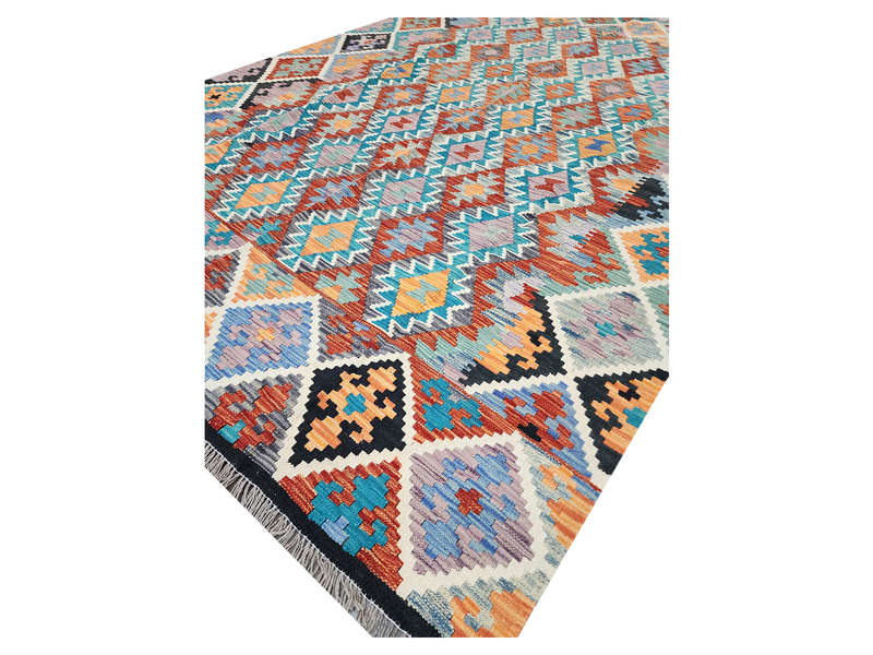 Stunning Afghan Choubi Kilim 293 X 207 CM