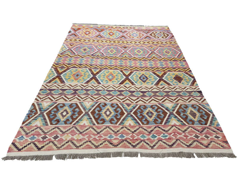 Afghan Handmade Choubi  Kilim 249 x 184 CM