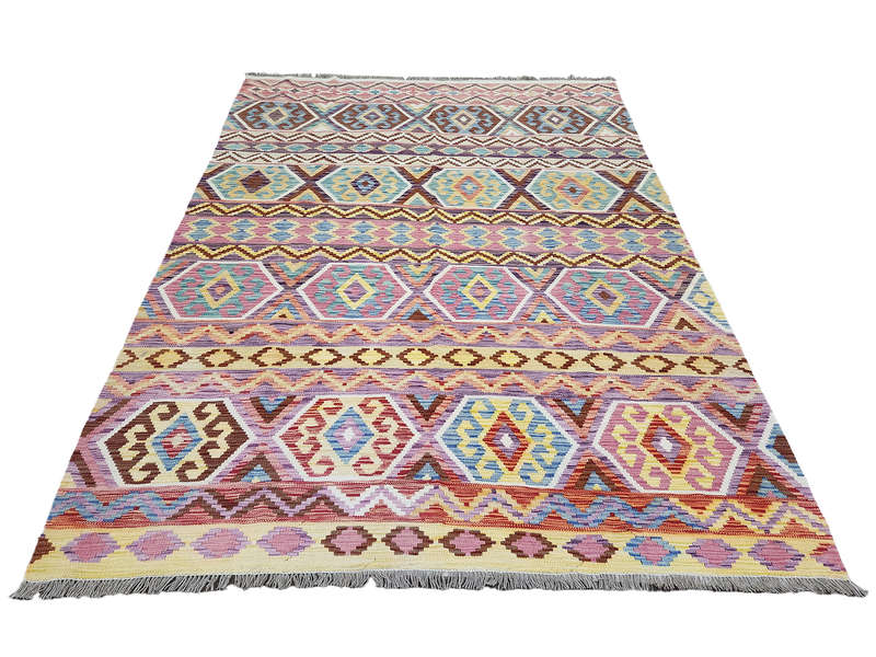 Afghan Handmade Choubi  Kilim 249 x 184 CM