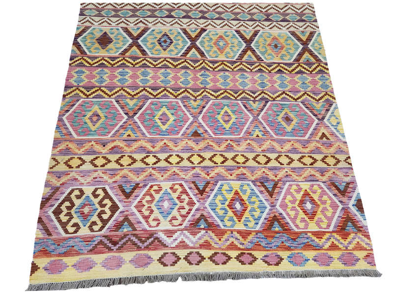 Afghan Handmade Choubi  Kilim 249 x 184 CM