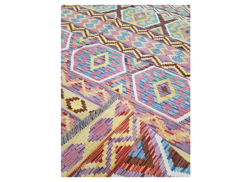 Afghan Handmade Choubi  Kilim 249 x 184 CM