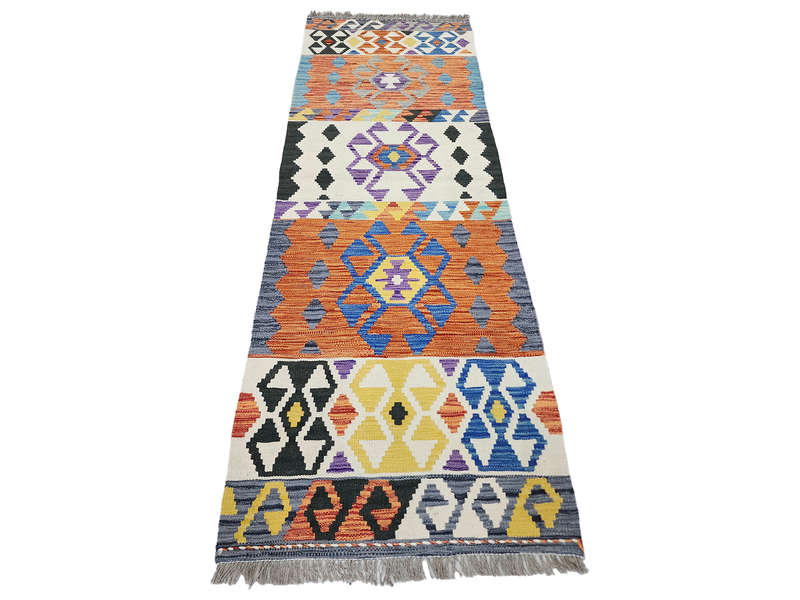 Unique Design Afghan Choubi kilim Runner 197 x 72 CM
