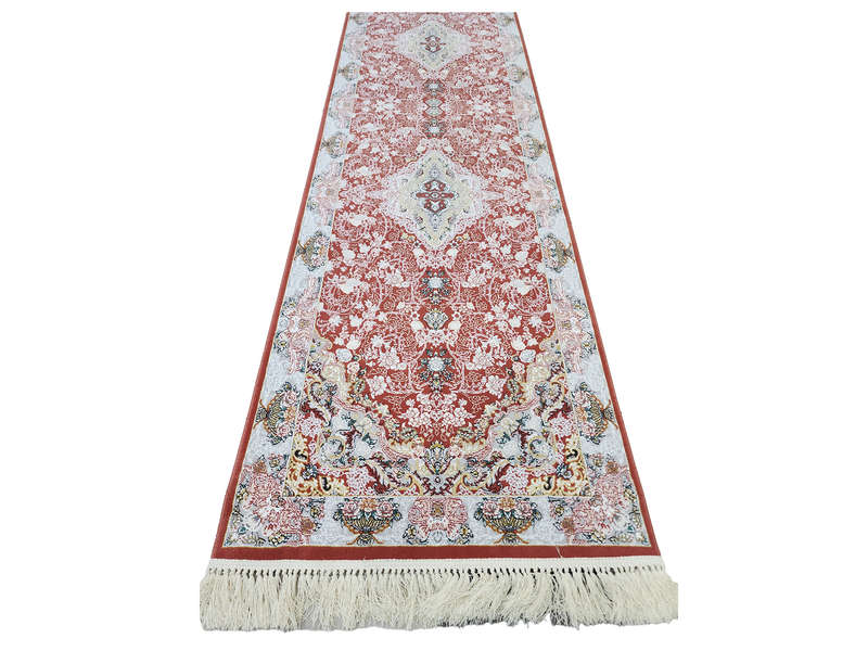 Stunning Persian Gilan Machine Made Runner- 500 x 80 CM