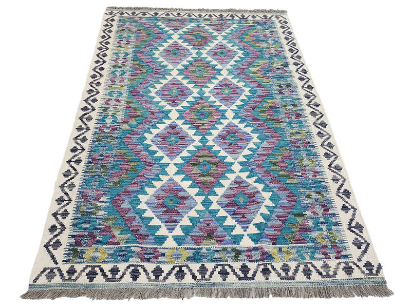 Turqoise Afghan Choubi kilim 175 x 122 CM