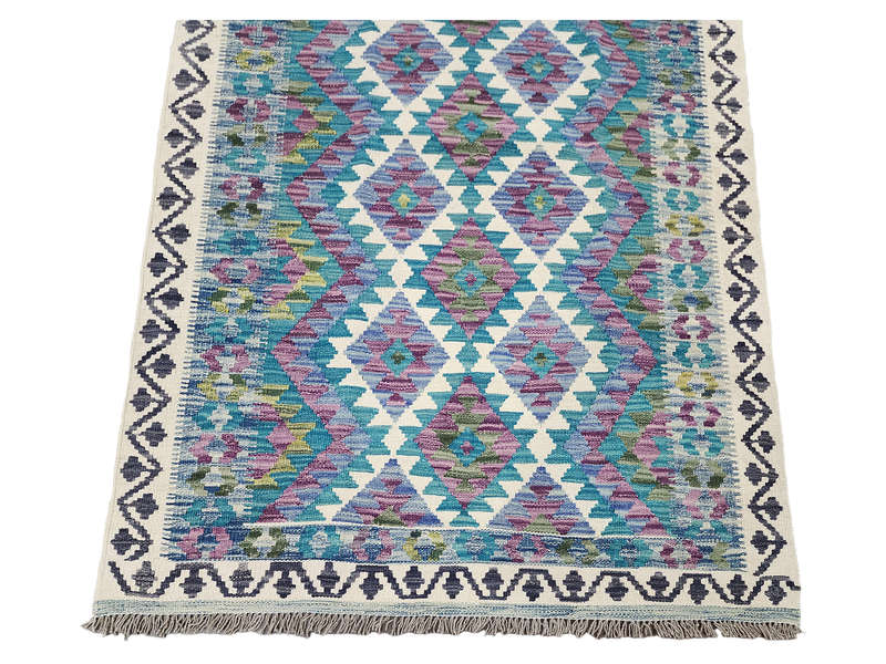 Turqoise Afghan Choubi kilim 175 x 122 CM