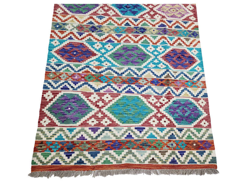 Afghan Handmade Choubi kilim 165 x 123 CM
