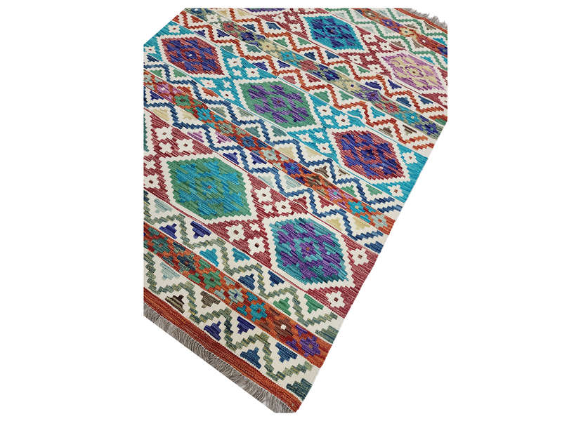 Afghan Handmade Choubi kilim 165 x 123 CM