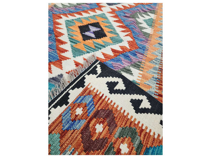 Beautiful Afghan Handmade Choubi kilim 176 x 128 CM