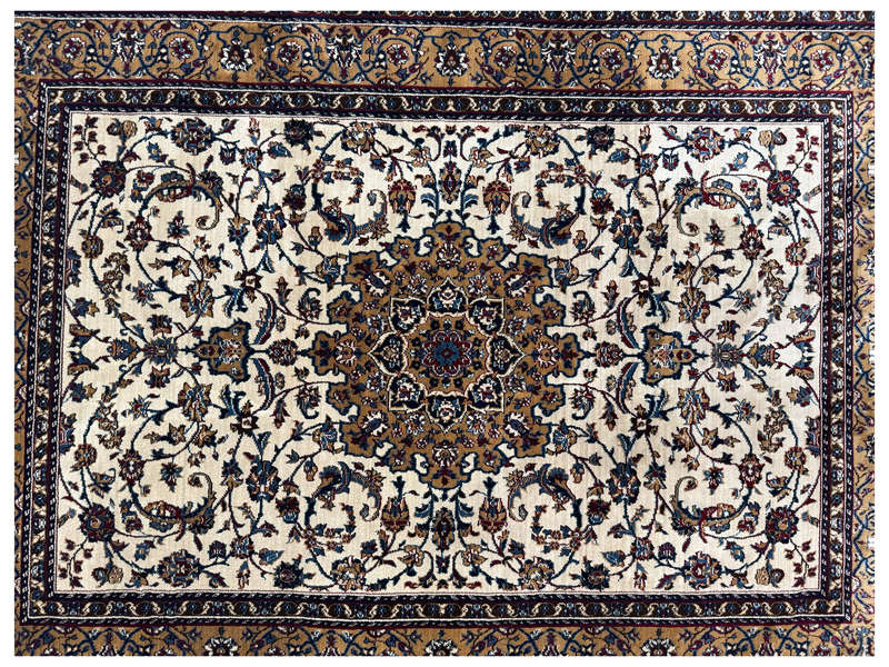 Kashan Design Machine Made Carpet - 170 x 120 CM