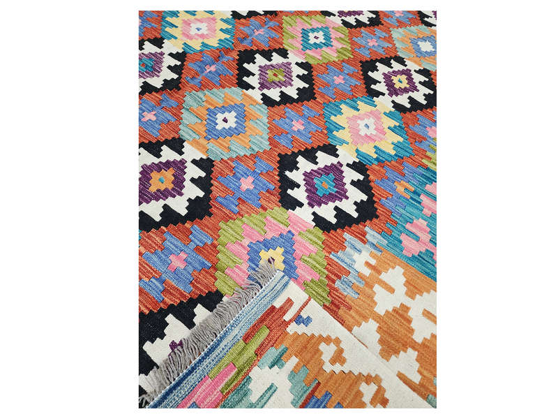 Gorgeous Afghan Handmade Choubi Kilim 291 X 210 CM